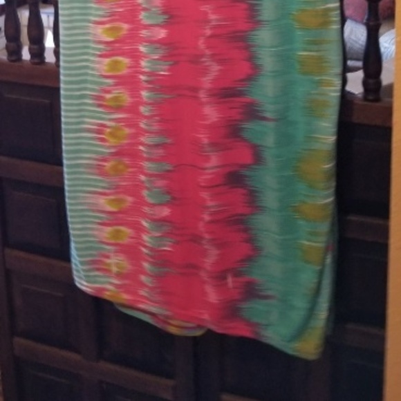 Tie-dye Look Sleeveless Beach Dress - Picture 6 of 6